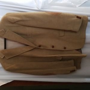 Vintage  mens Orvis USA  Tan corduroy  sport coat, size 48